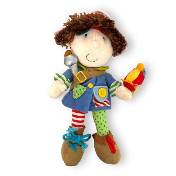 The Manhattan Toy Company Pirate Play and Learn to Dress 2006 Stuffed Plush Doll - Picture 10 of 11